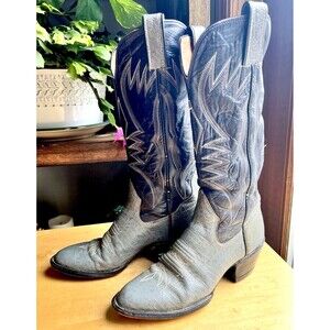Vtg The SANDERS 1970’s Leather Cowboy Boots Mexico Western Men: 6A Women: 7.5
